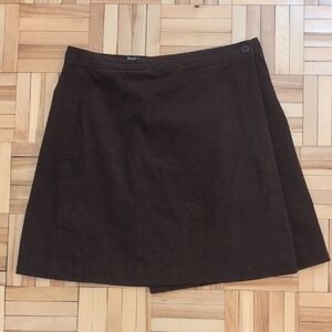 Frank And Oak Corduroy Organic Cotton Wrap Skirt Size XXS
